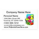 Several peppers and veggies graphic business card