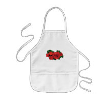 Several Red Geraniums Aprons