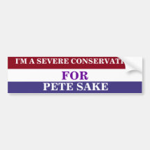 SEVERE CONSERVATIVE Bumper Sticker