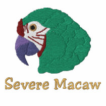 Severe Macaw Embroidered Shirt (Polo Shirt)