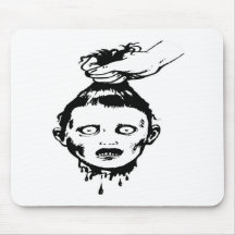 Severed Head Monster Mouse Pads