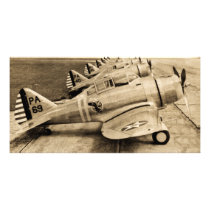 Seversky P-35 Vintage WWII Fighter Planes Picture Card