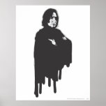 Severus Snape Arms Crossed B-W Print