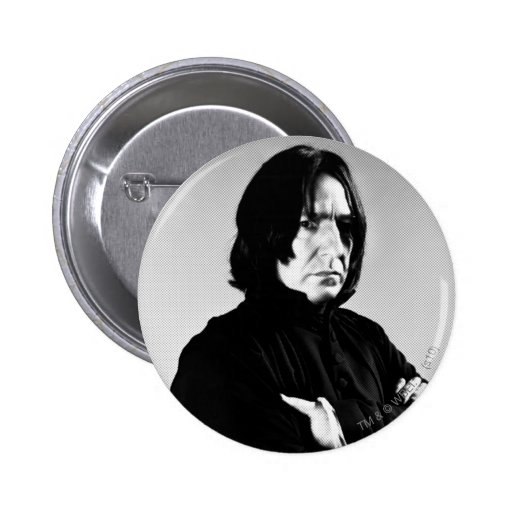 Severus Snape Arms Crossed Pinback Button