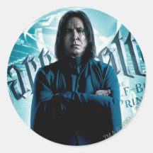 Severus Snape HPE6 1 Round Stickers