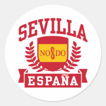 Sevilla Espana Round Sticker