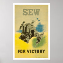 Sew For Victory WWII 1941 WPA Posters