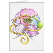 sew greeting card