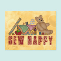 Sew Happy postcards