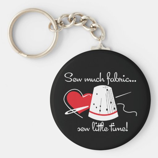 Sew Much Fabric Keychains