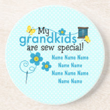 Sew Special Grandkids Personalized Coaster