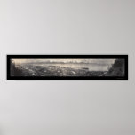 Seward Alaska Birdseye Photo 1915 Poster