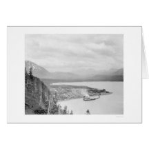Seward, Alaska Panorama 1918 Greeting Card
