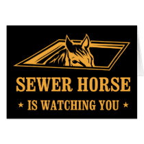 SewerHorse2 Greeting Card