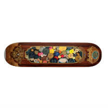 Sewing - Buttons - Bunch of Buttons Skate Board Deck