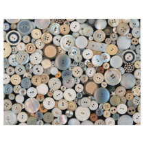 Sewing - Buttons - Lots of white buttons Full Colour Flyer