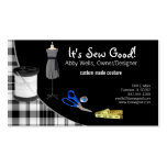 sewing couture business card