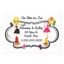 Sewing & Embroidery Business Card