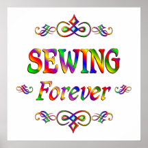 Sewing Forever Posters