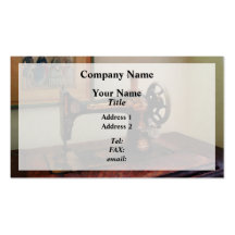 Sewing Machine and Lithograph Business Card
