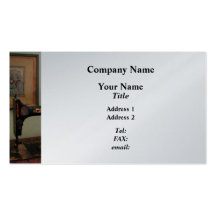 Sewing Machine and Lithograph - Platinum Business Card