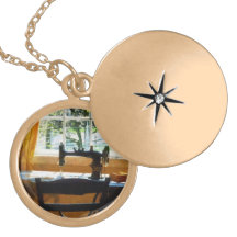 Sewing Machine By Window Necklace