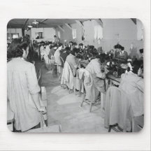 Sewing Machine Girls, 1943 Mouse Pads