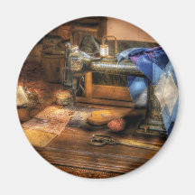 Sewing Machine  - Sewing Machine III Fridge Magnets