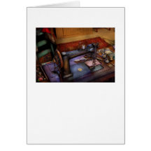Sewing Machine - Sewing Project Greeting Card