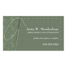 Sewing Needle Business Card