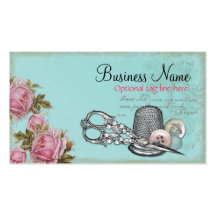Sewing Notions Business Card Templates