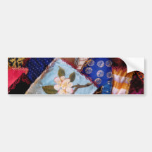 Sewing - Patchwork - Grandma's quilt Bumper Stickers