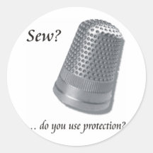 Sewing Protection Round Stickers