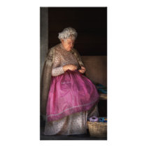 Sewing - Ribbon - Granny's hobby Photo Card