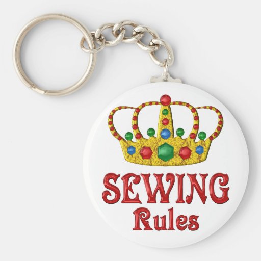 SEWING RULES KEYCHAINS