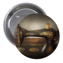 Sewing - Sing a song Pinback Buttons