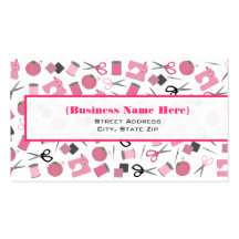 Sewing Themed Business Card
