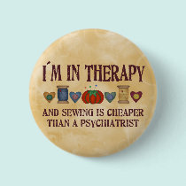 Sewing Therapy buttons