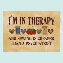 Sewing Therapy cards