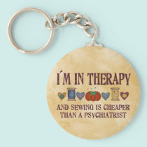 Sewing Therapy keychains