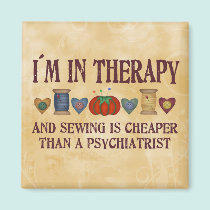 Sewing Therapy magnets