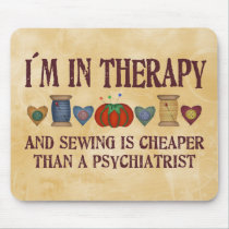 Sewing Therapy mousepads