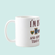 Sewing Therapy mugs