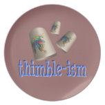 Sewing Thimble-ism Plates