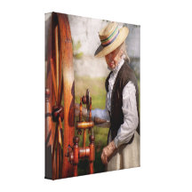 Sewing - Weaving - Big wheel keep on turning Gallery Wrapped Canvas