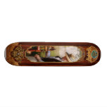 Sewing - Weaving - Big wheel keep on turning Skate Board Deck