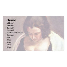 Sewing Women By Diego Velázquez Business Card Template