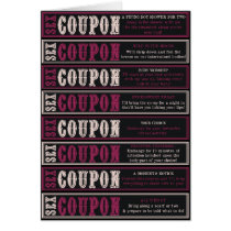 Sex Coupon Card