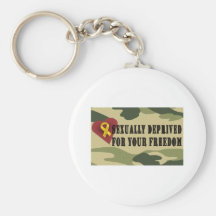 Sexually Deprived for Your Freedom Key Chain