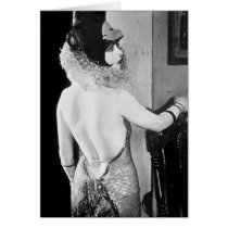 Sexy 1920s Woman Card